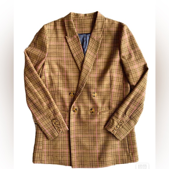 Munthe Plaid Pattern Blazer - like new condition - Picture 1 of 5